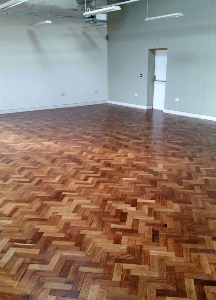 Timber parquet flooring
