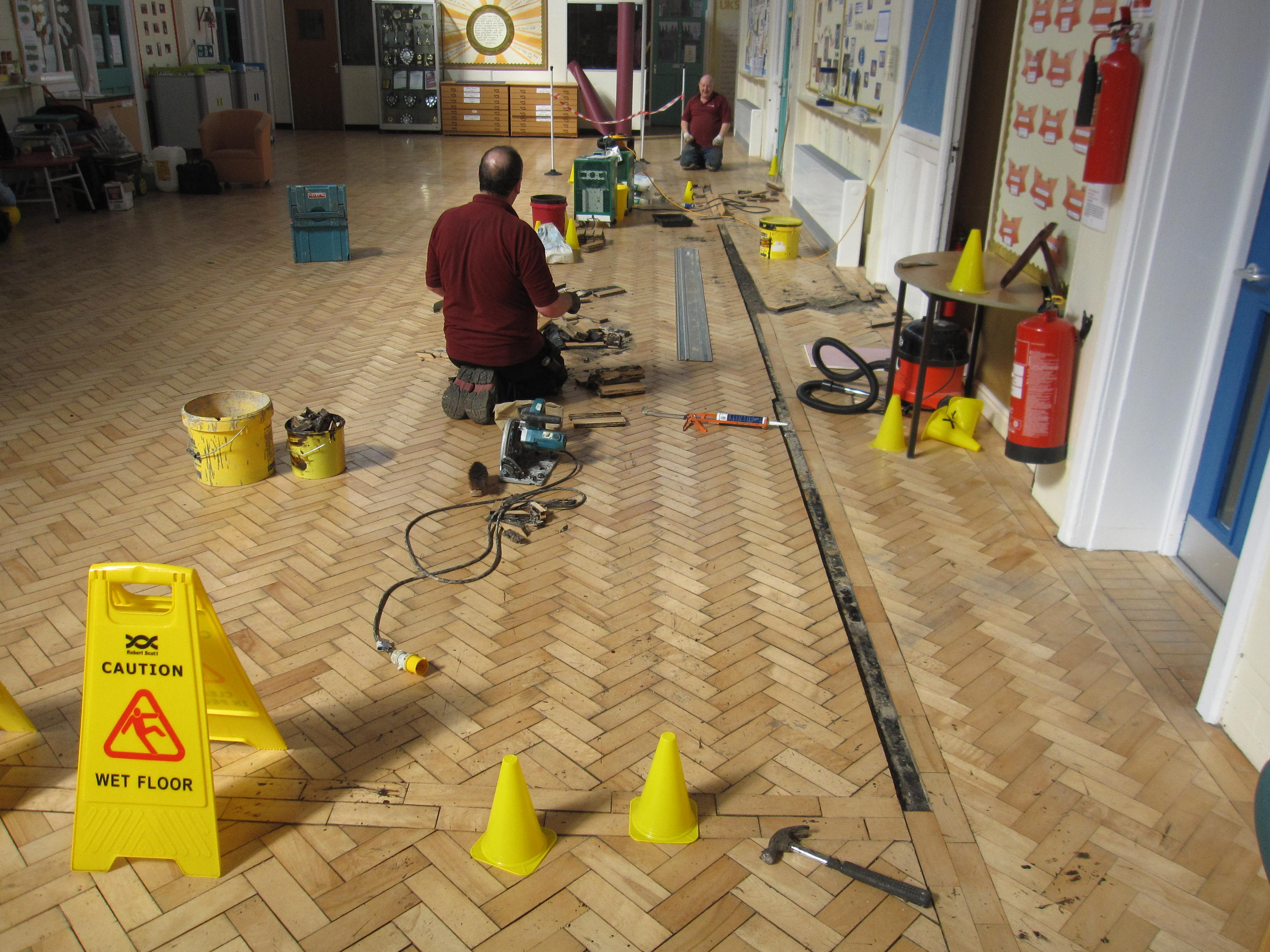 A Cumberlidge to the rescue! Saving a timber block floor from water damage