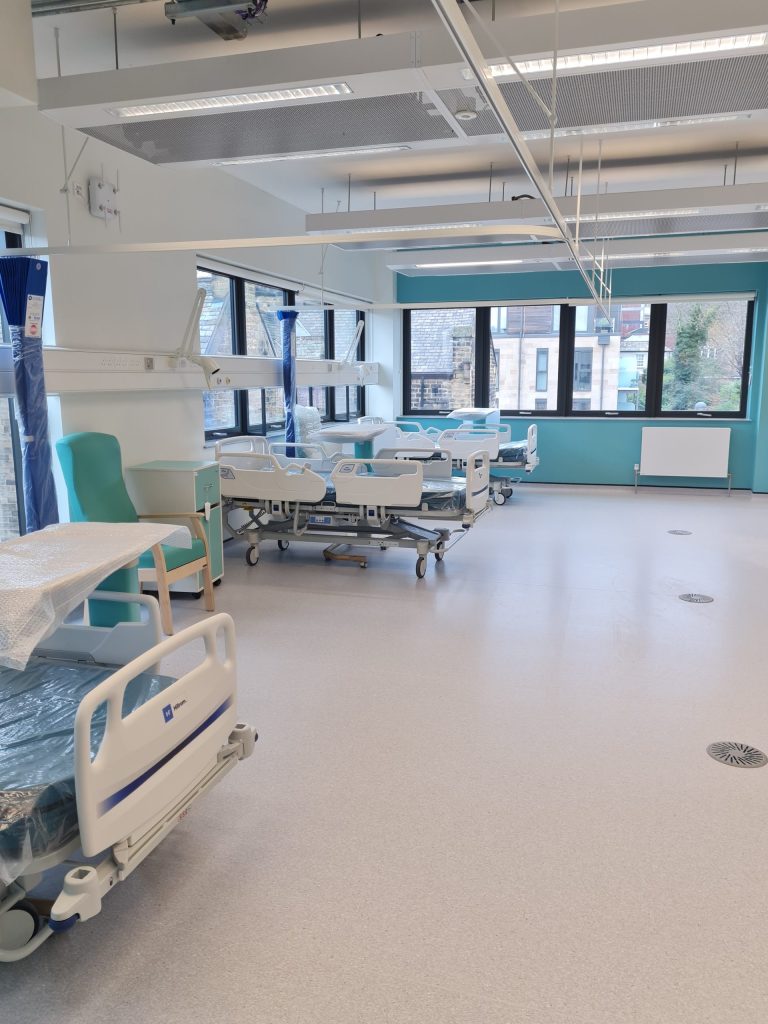 Flooring project at a state-of-the-art Simulated Hospital for Sheffield Hallam University