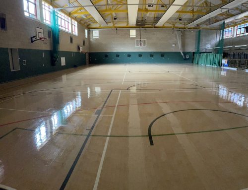 Community basketball court brought back to former glory